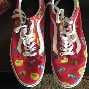 Vans Old Skool (Pool Vibes) Racing Red/T